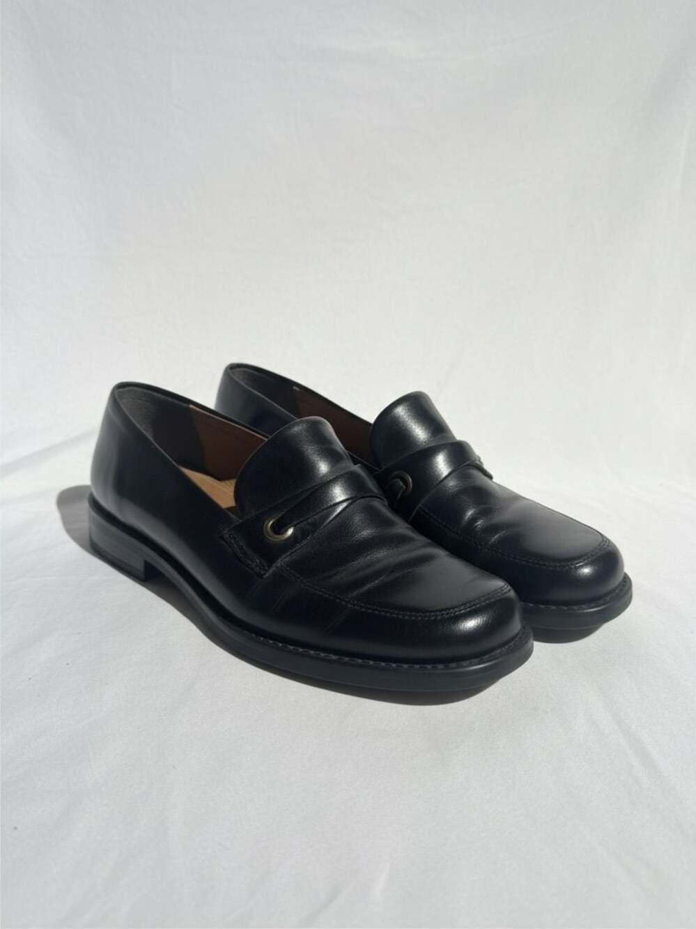 Vintage Naturalizer Leather Penny Loafers Size 8.5N